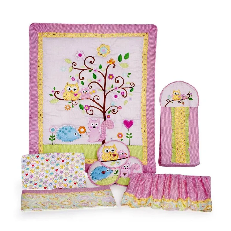 Kids Line Dena Happi Tree 8-piece Crib Bedding Set