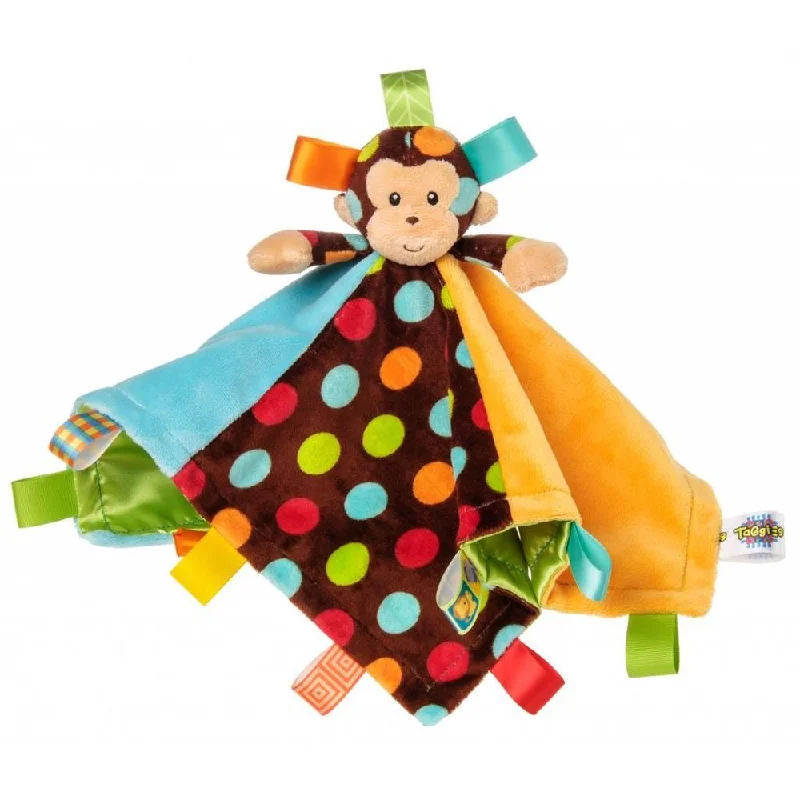 Mary Meyer Taggies Dazzle Dots Monkey Character Tag Blanket