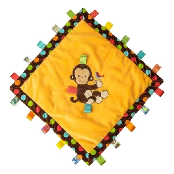 Mary Meyer Taggies Dazzle Dots Monkey Cozy Tag Blanket