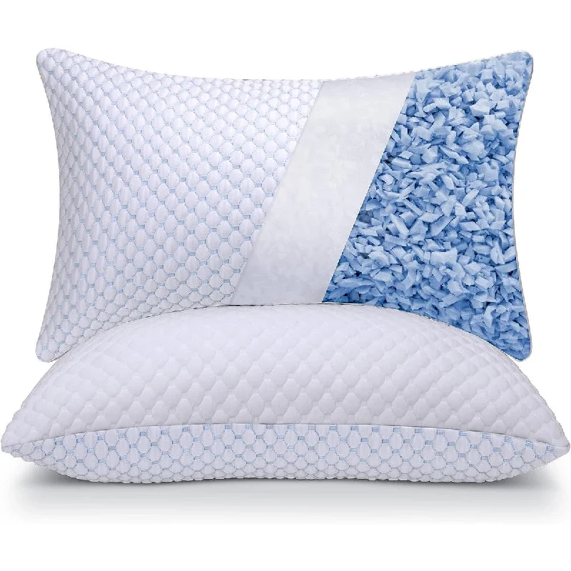 Memory Foam Pillows King Size Set of 2