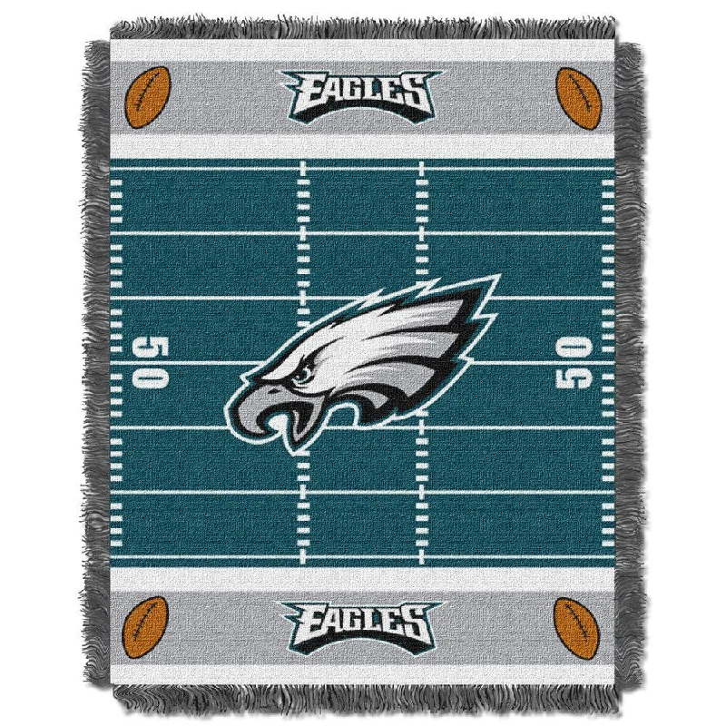 NFL 04401 Eagles Field Baby Throw