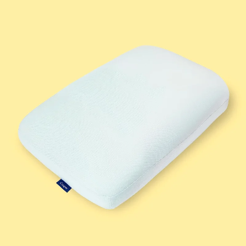 Sleep Hybrid Snow Pillow, King, 92% Polyester, 8% Spandex, White