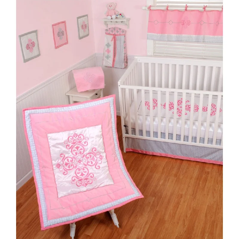 Sumersault Little Princess 4-piece Crib Bedding Set