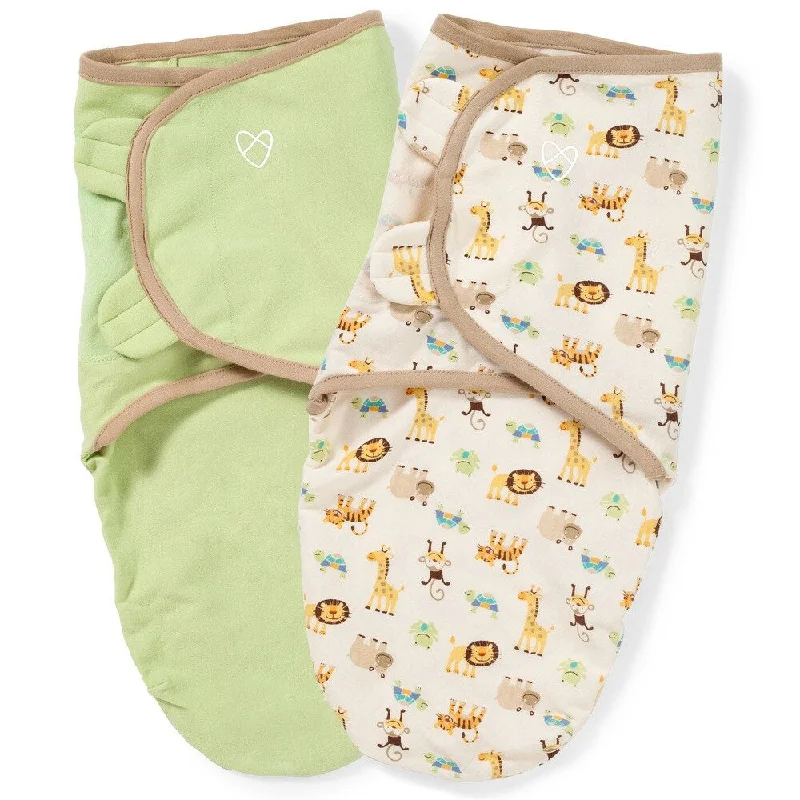 Summer Infant Zoo and Sage Small SwaddleMe Original Organic Blanket (Pack of 2)