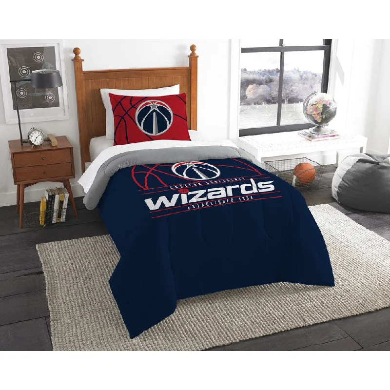 The Northwest Company NBA Washington Wizards Reverse Slam Twin 2-piece Comforter Set - Multi