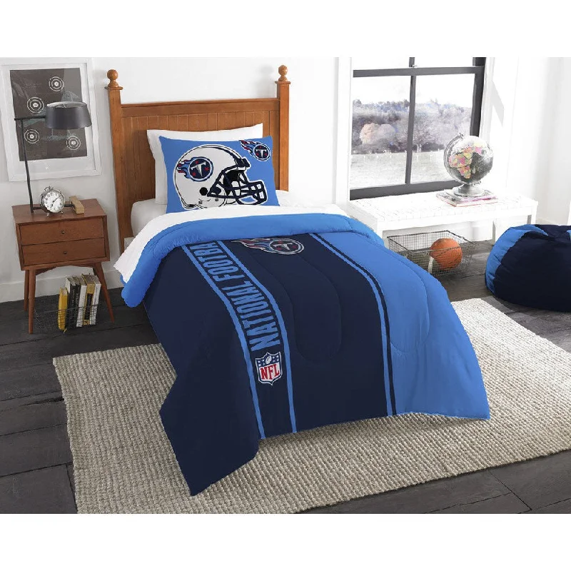 The Northwest Company Official NFL Tennessee Titans Twin Applique 2-piece Comforter Set