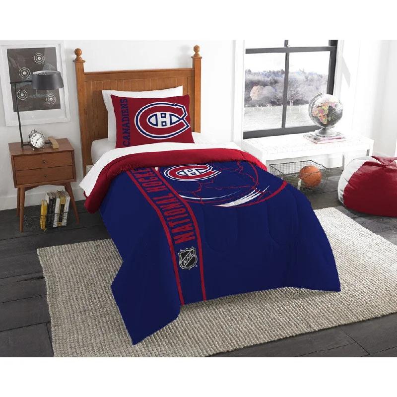 The Northwest Company Official NHL Montreal Canadiens Printed Twin 2-piece Comforter Set