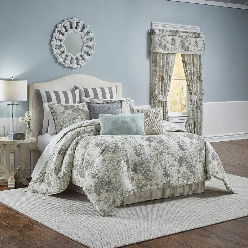 Waverly Kensington Bloom 4 Piece Comforter Set