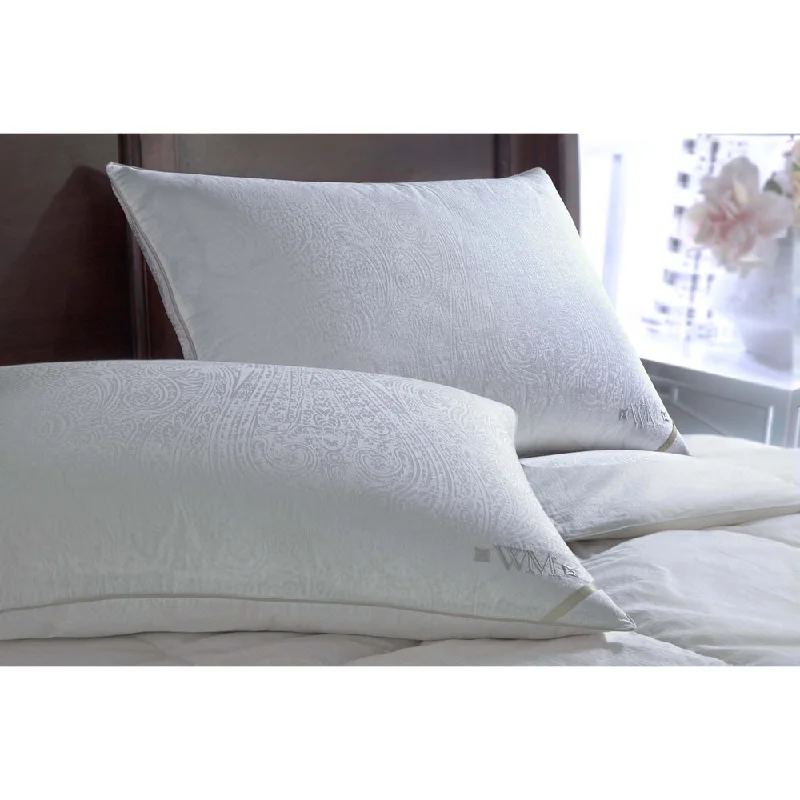 Wesley Mancini Collection Goose Down Side Sleeper Pillow - White