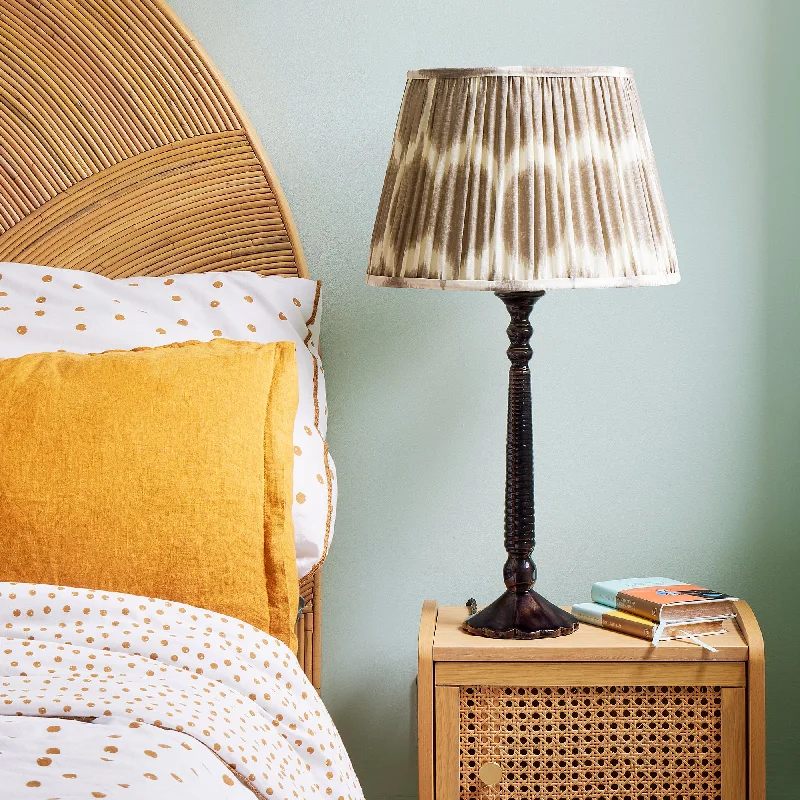 Boster table lamp in ebony