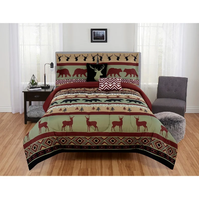 Cabin Fever Reversible Comforter Set