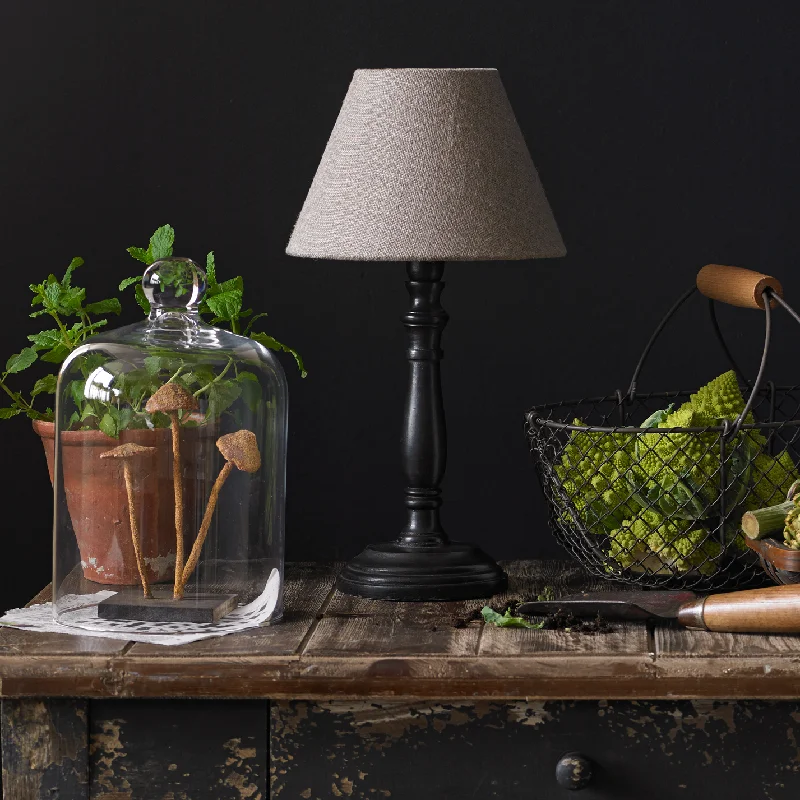 Daisy table lamp in ebony