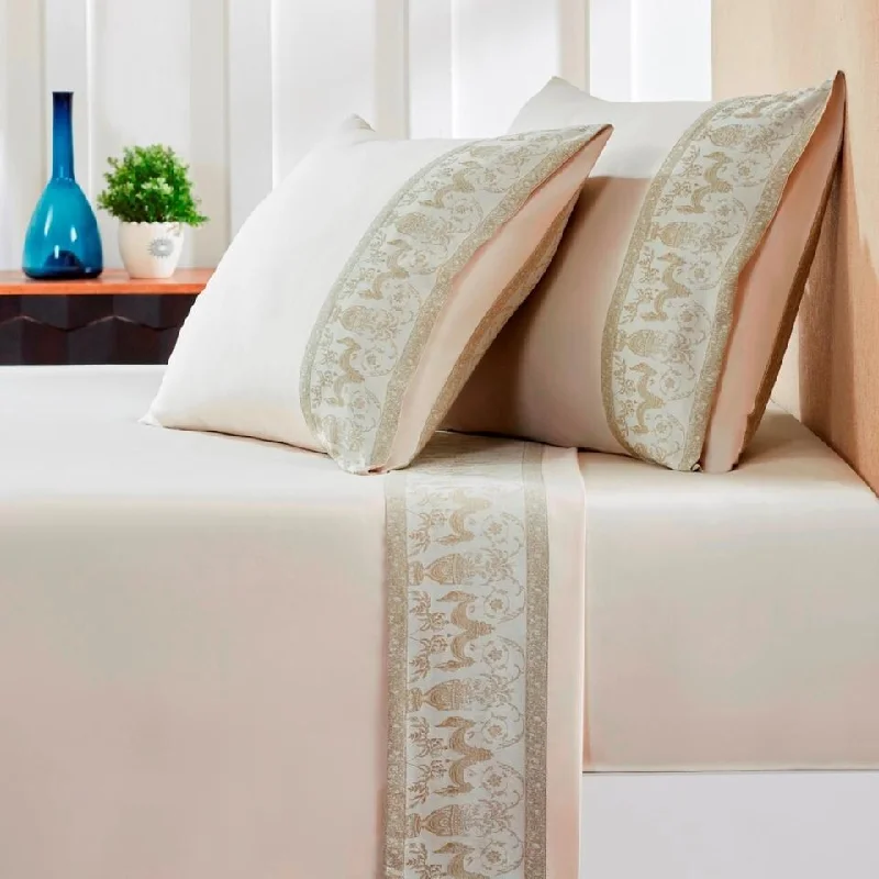 Jacquard Sheet Set Twin Sandstone