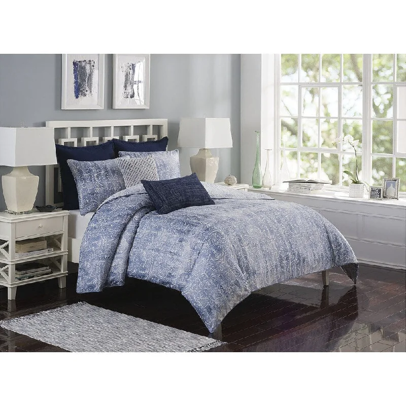 Style Decor Ironwork Cotton Reversible Duvet Cover Set