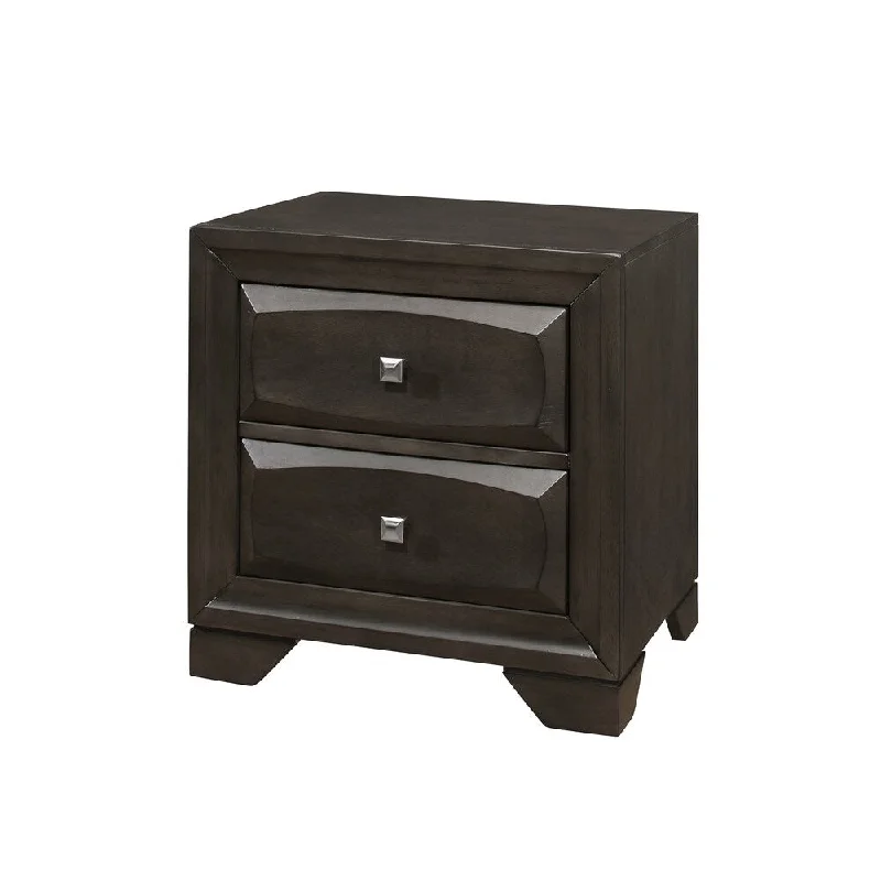 Copper Grove Luninets Graphite 2-drawer Nightstand