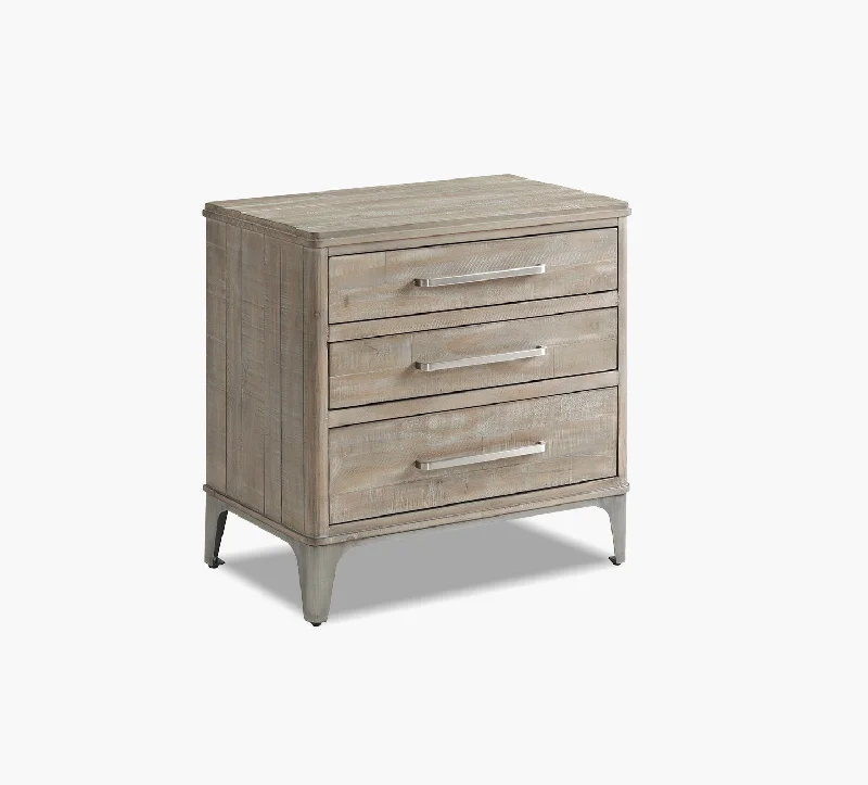 Intrigue 3 Drawer Nightstand