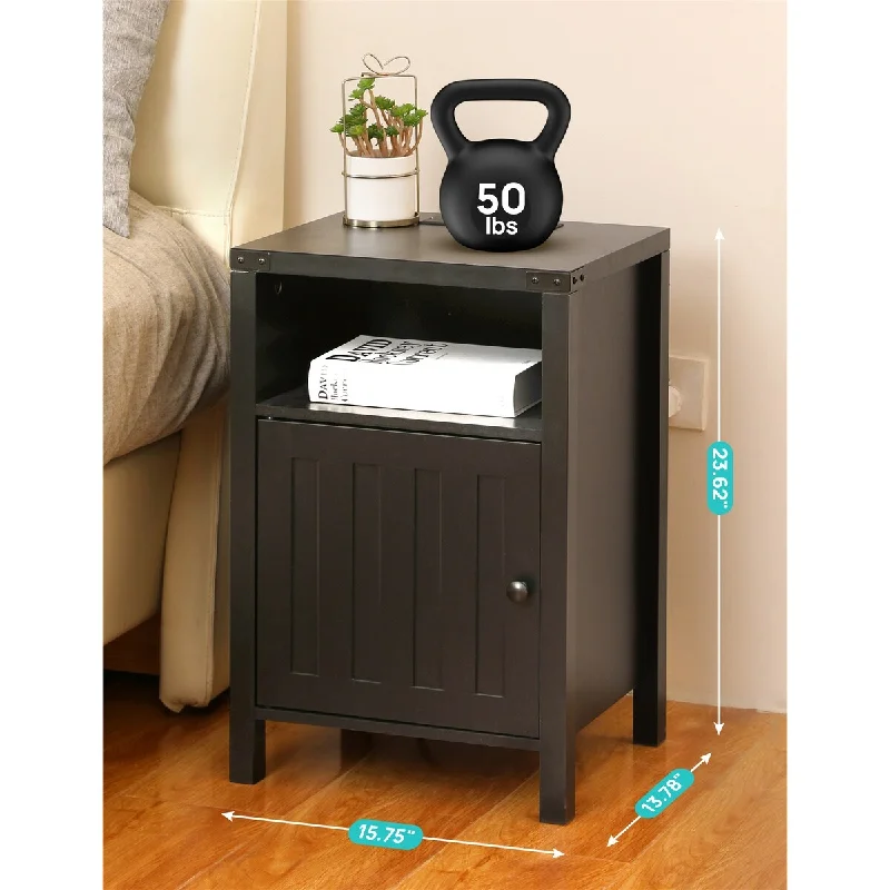 Nightstand with Charging Station