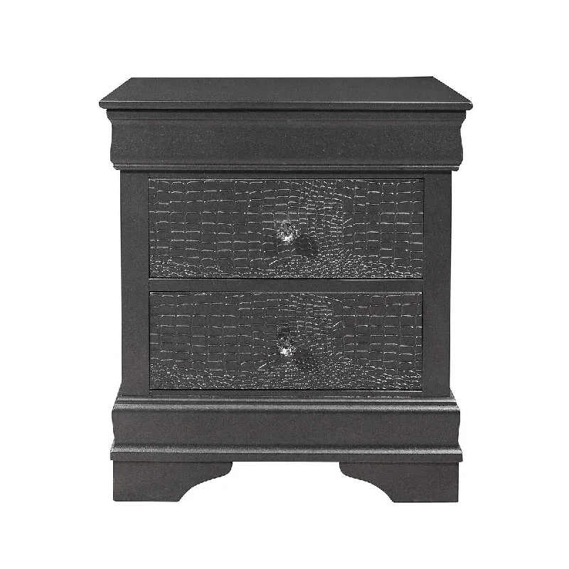 USA Nightstand, Grey