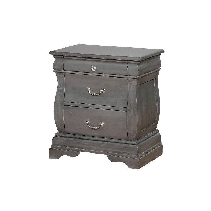 Williams Home Furnishing Brunswick Night Stand in Gray Finish