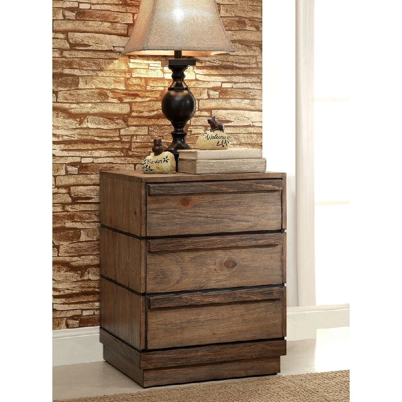 Williams Home Furnishing Coimbra Night Stand in Natural Tone Finish